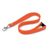 Silicone Lanyards orange